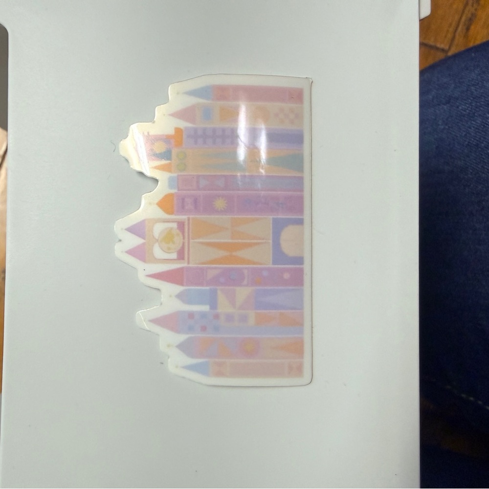 It’s a Small World Ride Pastel Sticker - Picture 10 of 11